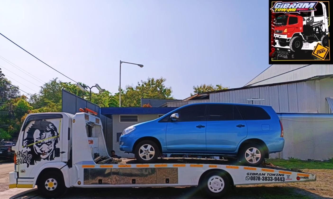 Jasa Derek Towing Kirim Mobil Jogja Rekomendasi 24 Jam HP 0812-2631-1774